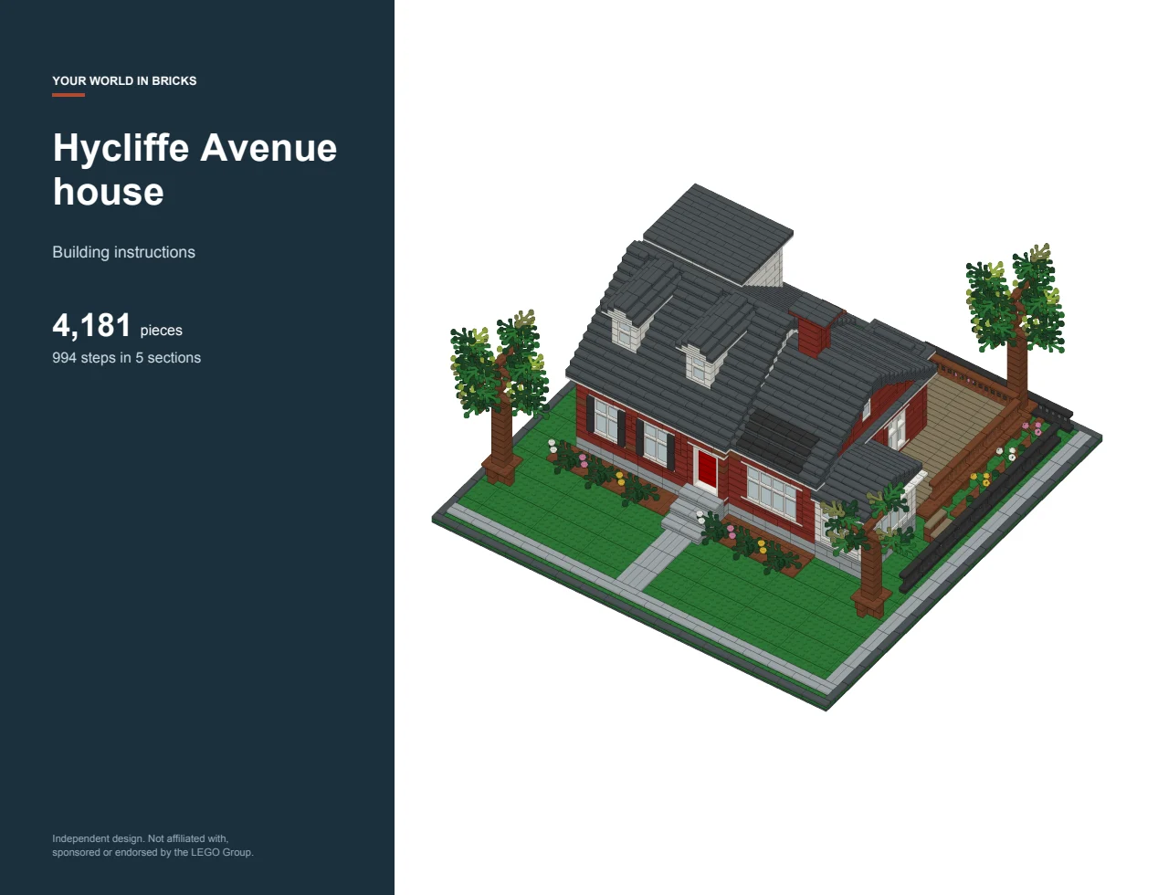Cover of the Hycliffe Avenue house instruction book